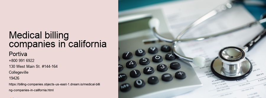 medical billing companies in california